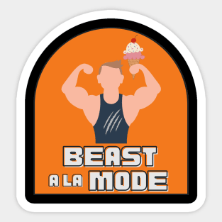 Beast a la Mode Sticker